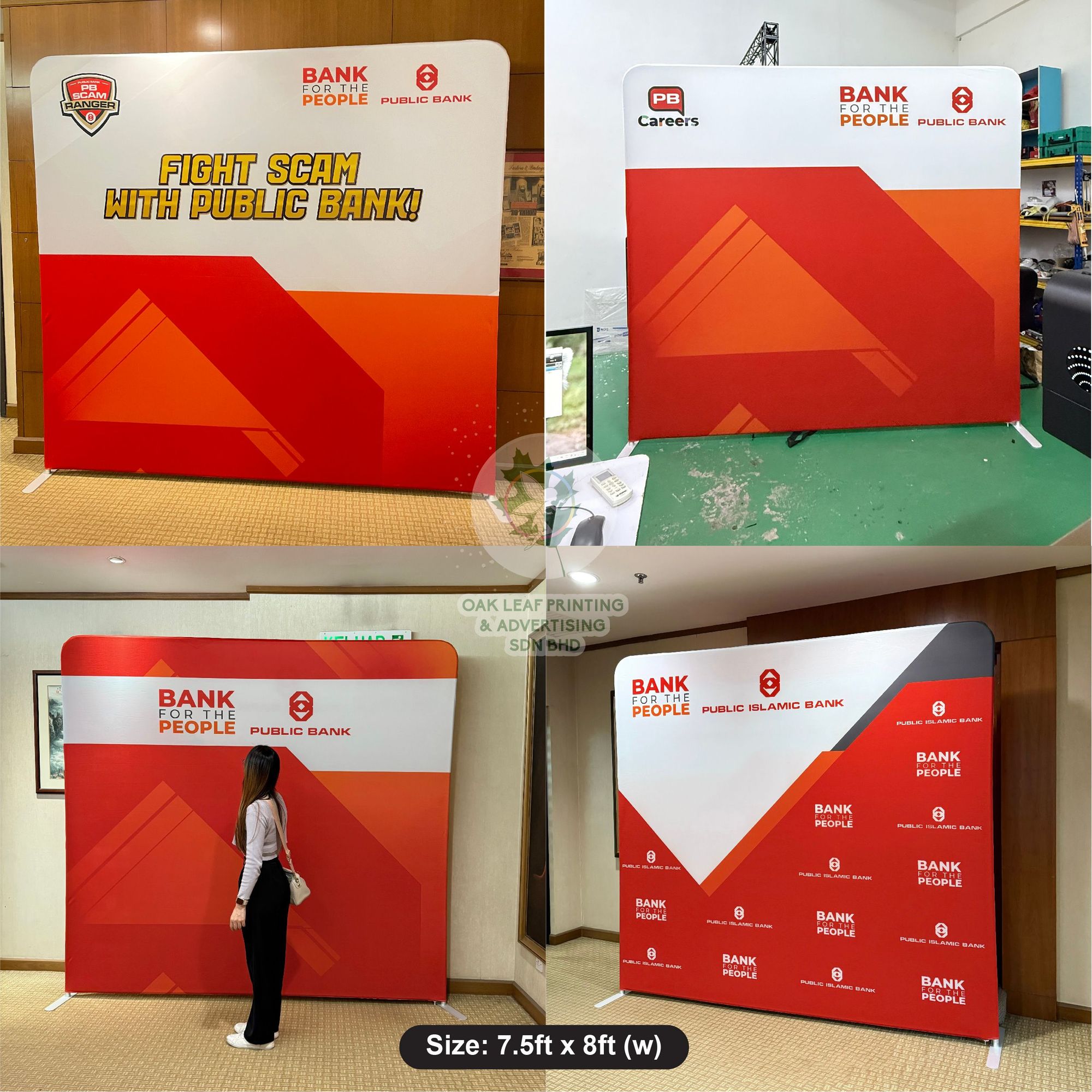 Tension Fabric Backdrop 1