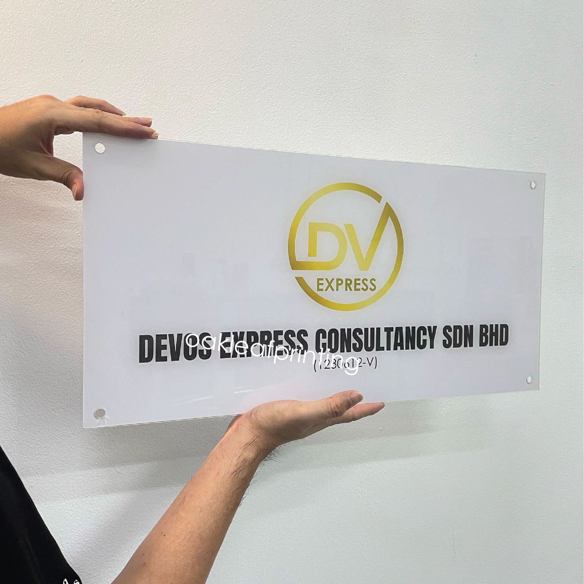 Acrylic Sheet Signboard 5