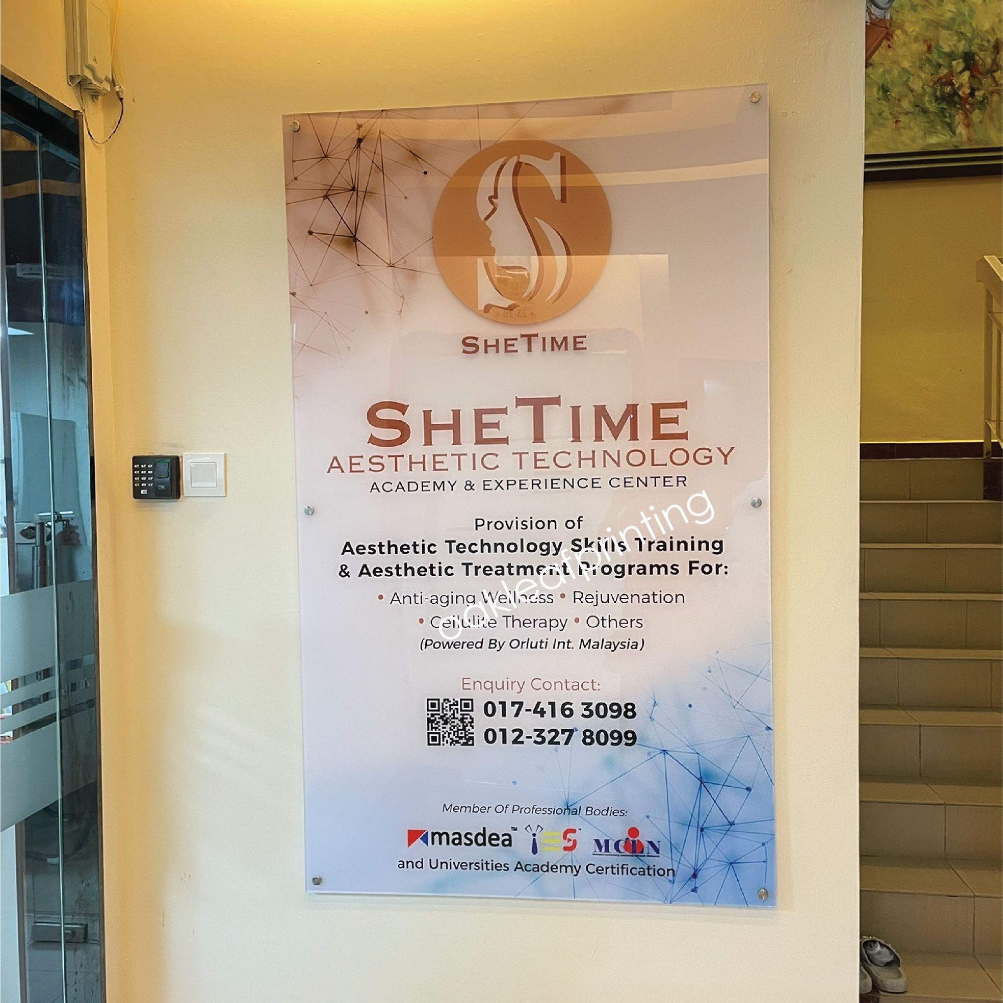 Acrylic Sheet Signboard 2