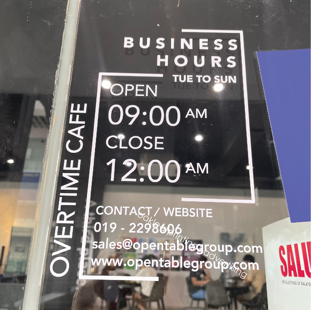 Colour Sticker die cut 2