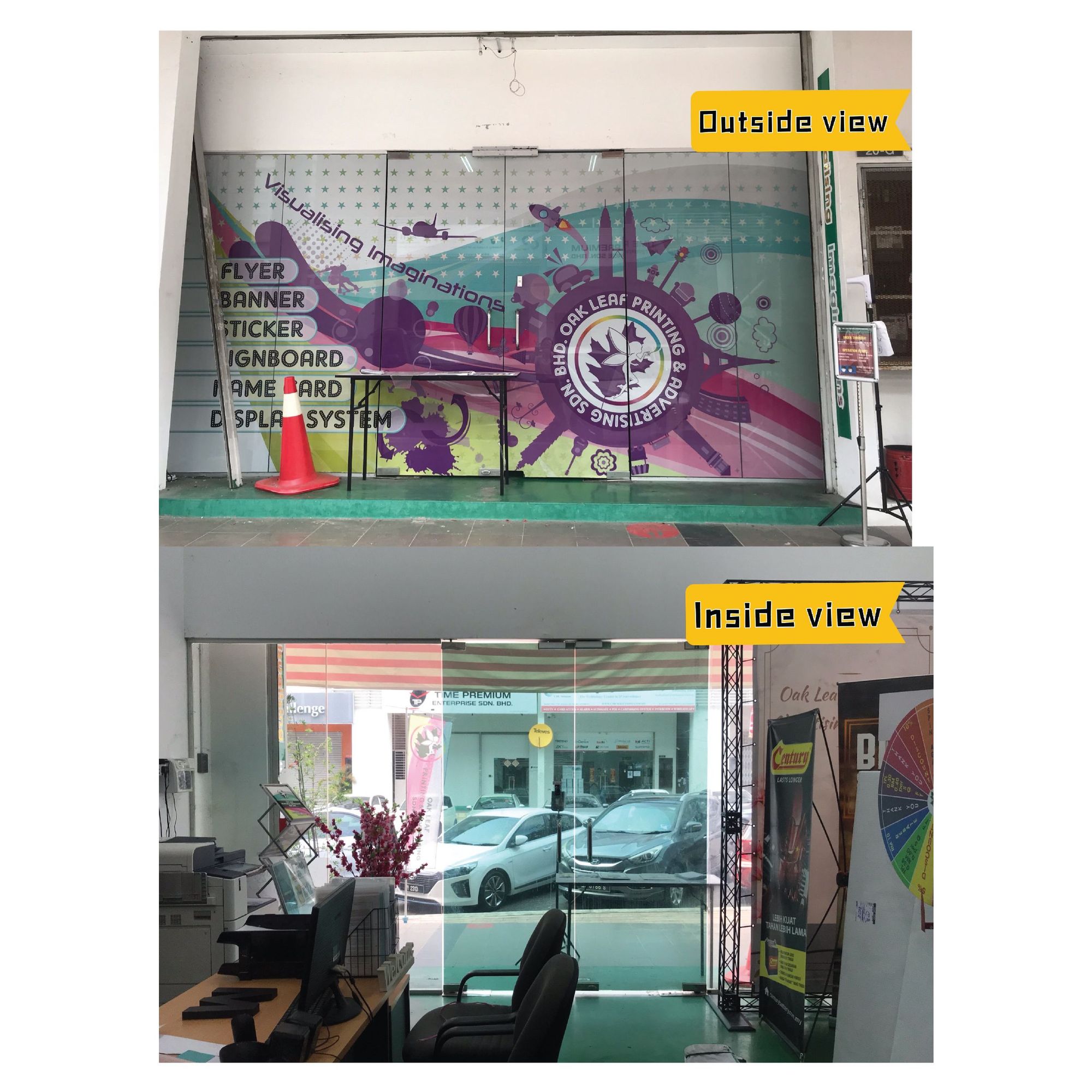 One Way Vision Sticker 3