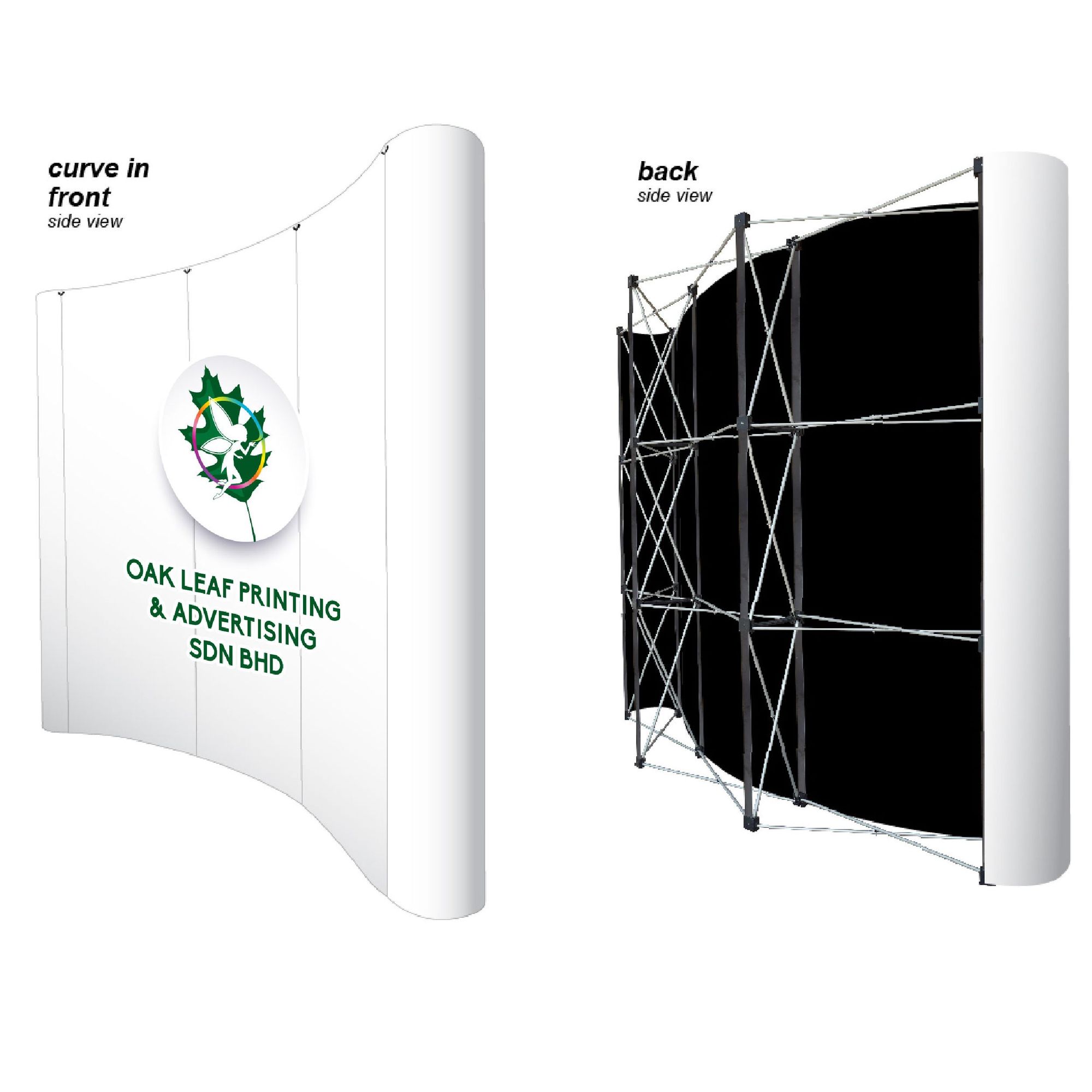 Pop-Up Curve Backdrop 1