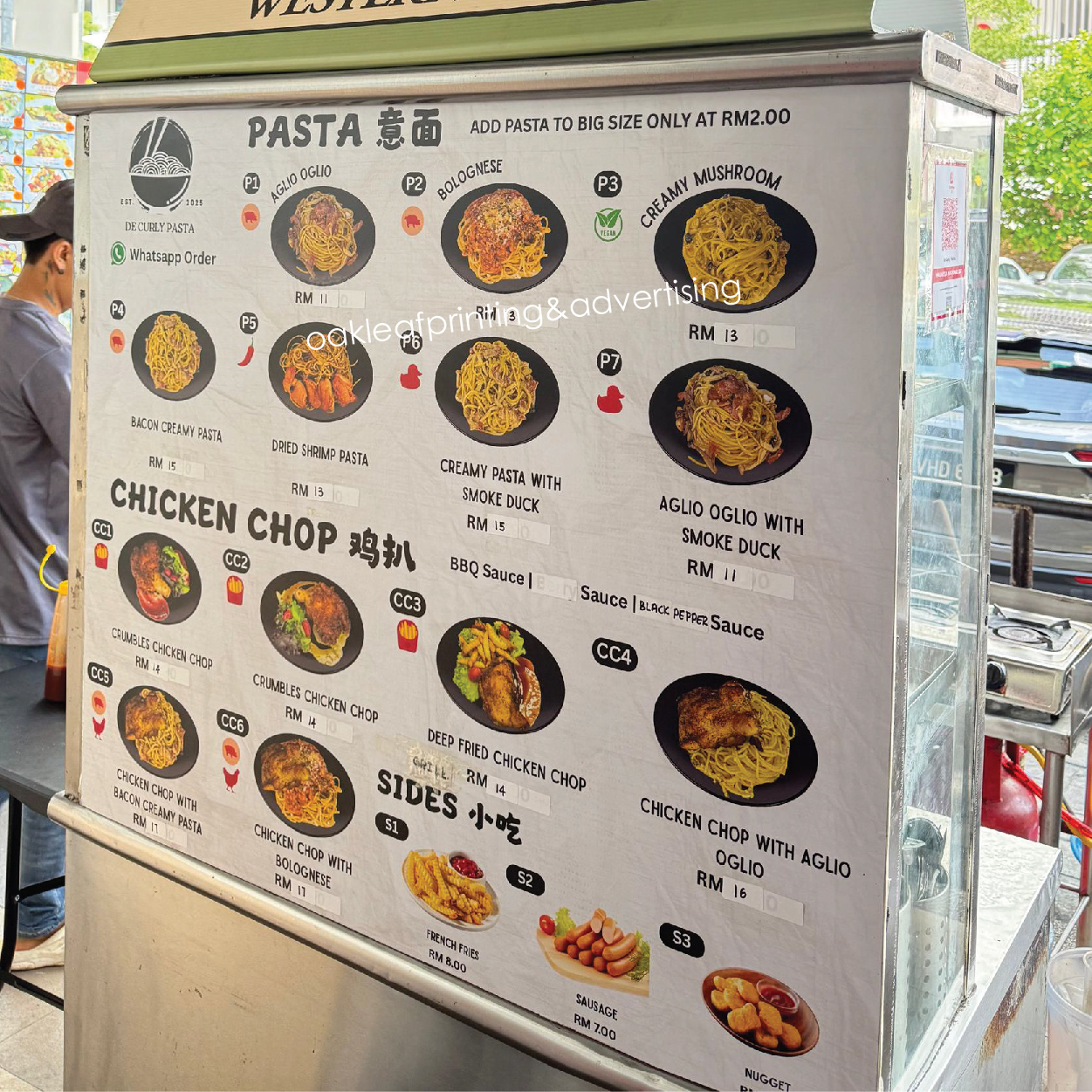 Food Stall Menu Board 6