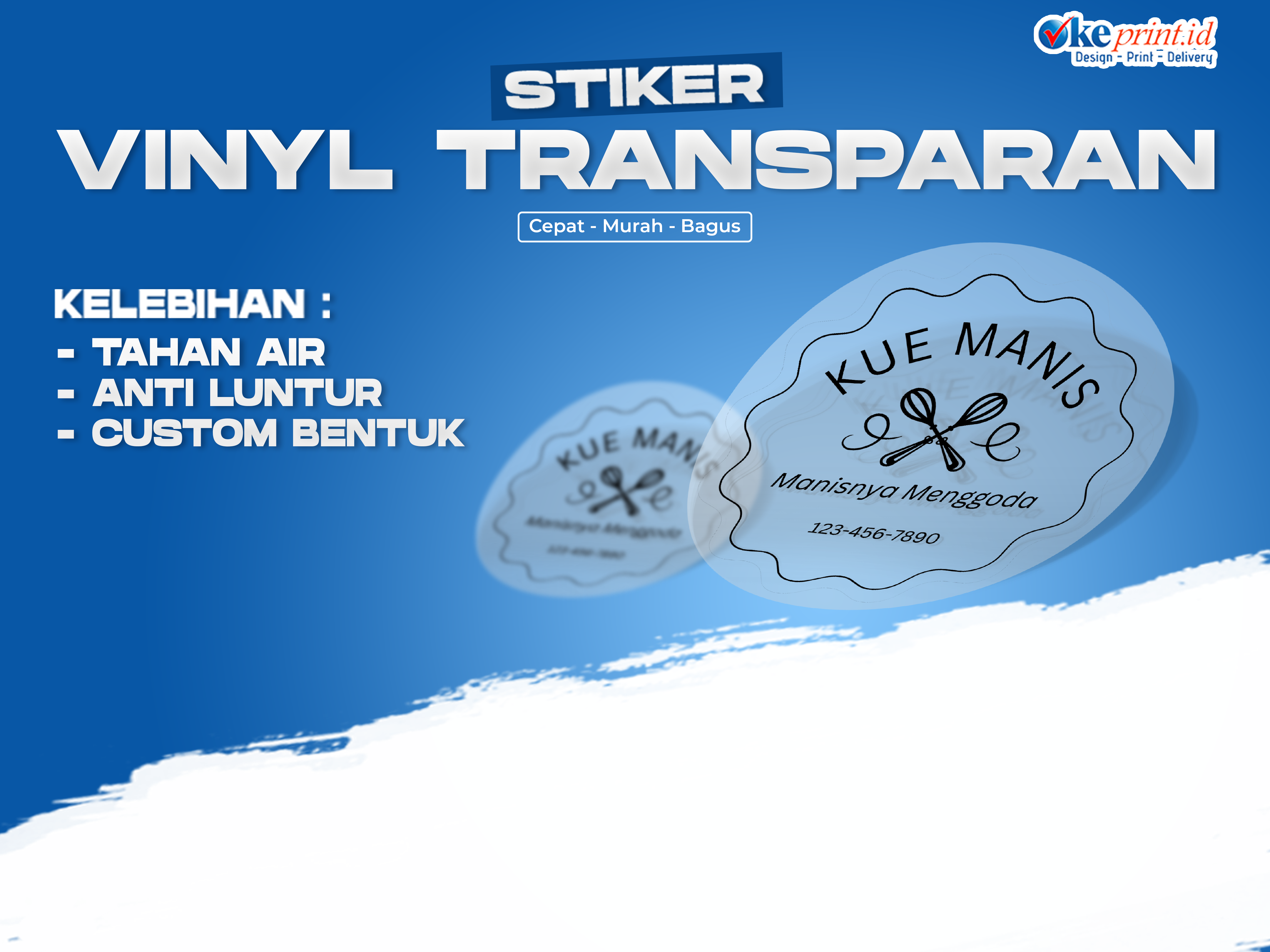 	Stiker Vinyl Transparant