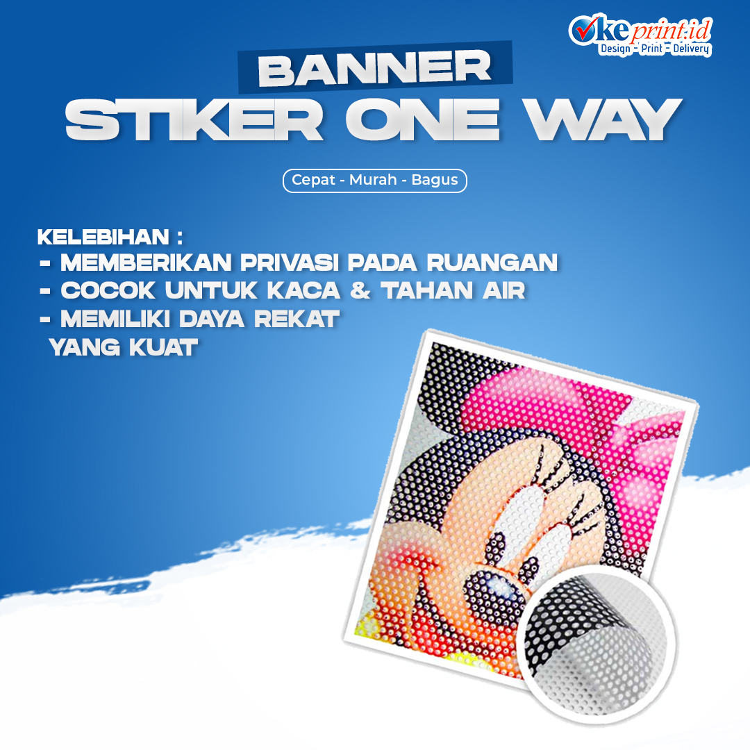 Stiker One Way 1