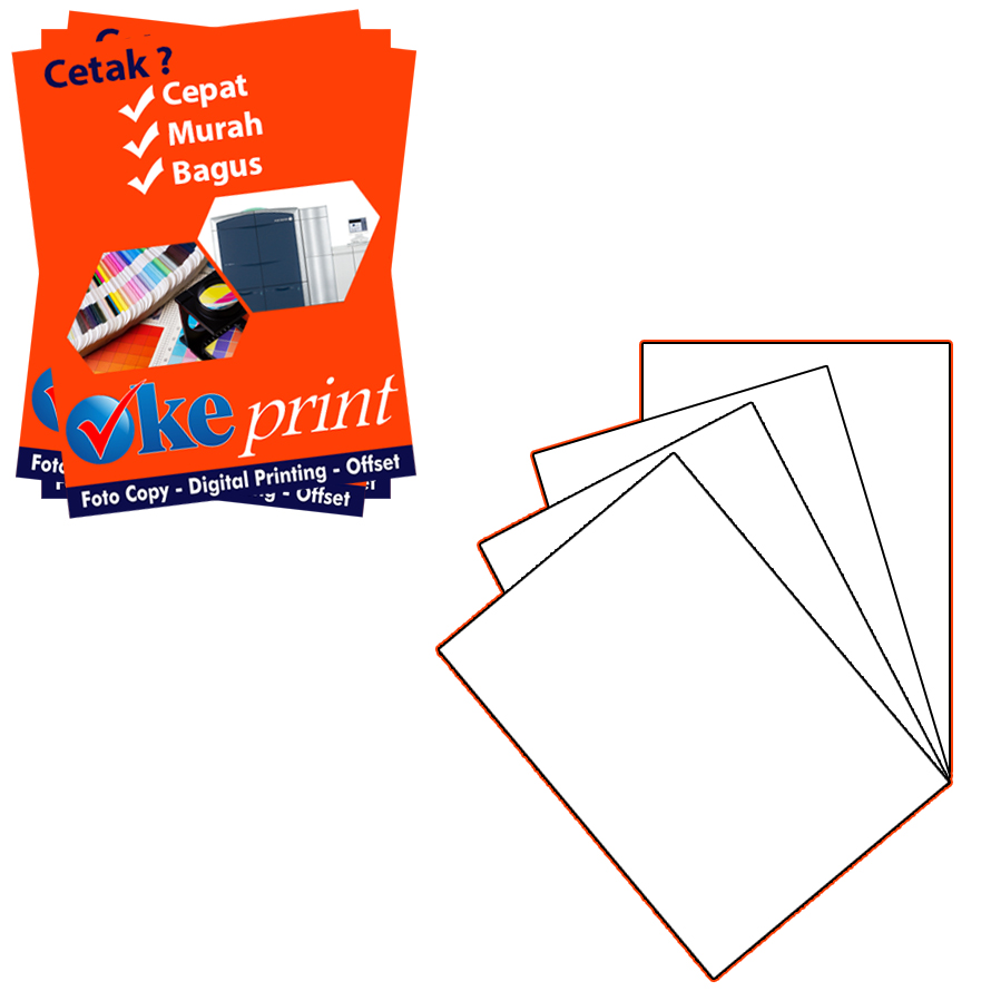 Brosur Full Color 1 Sisi