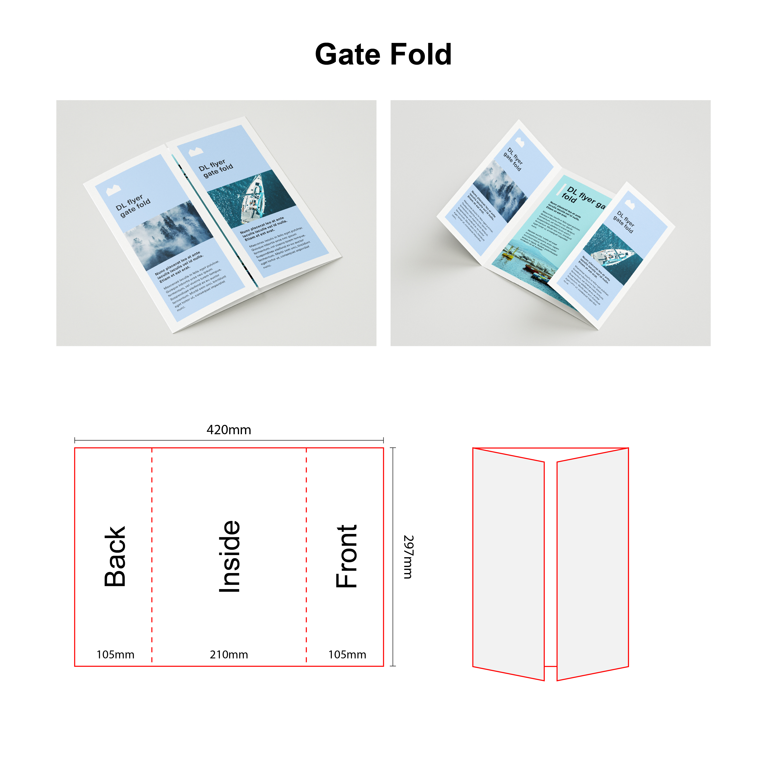 Brochure Printing with Folding - OnePrintStation Dot My Plt