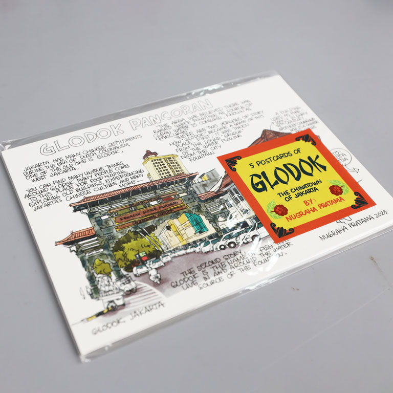 Postcard Pack 5 - Chinatown Glodok by Nugraha Pratama