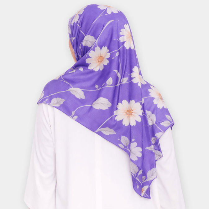 Square Hijab (Custom Print) Hijab Segi Empat