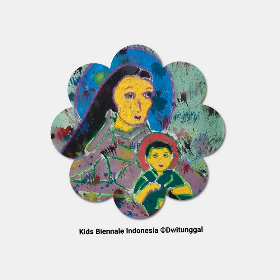 Kids Biennale x Dwitunggal - Blue Flower