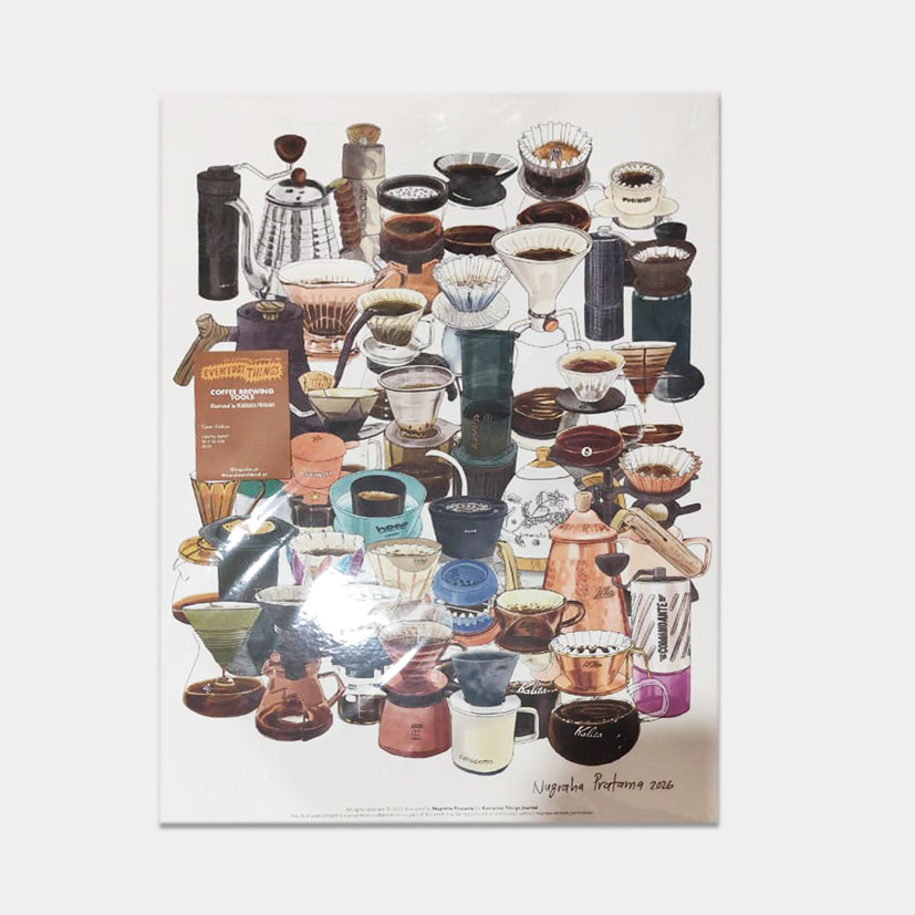 Art Print - Coffee Brewing Tools by Nugraha Pratama