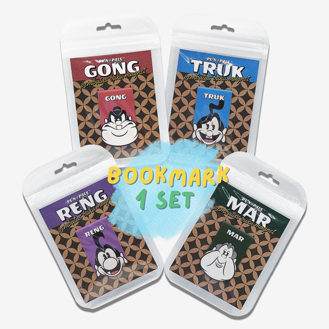 Bookmark 1 Set (4 Karakter)