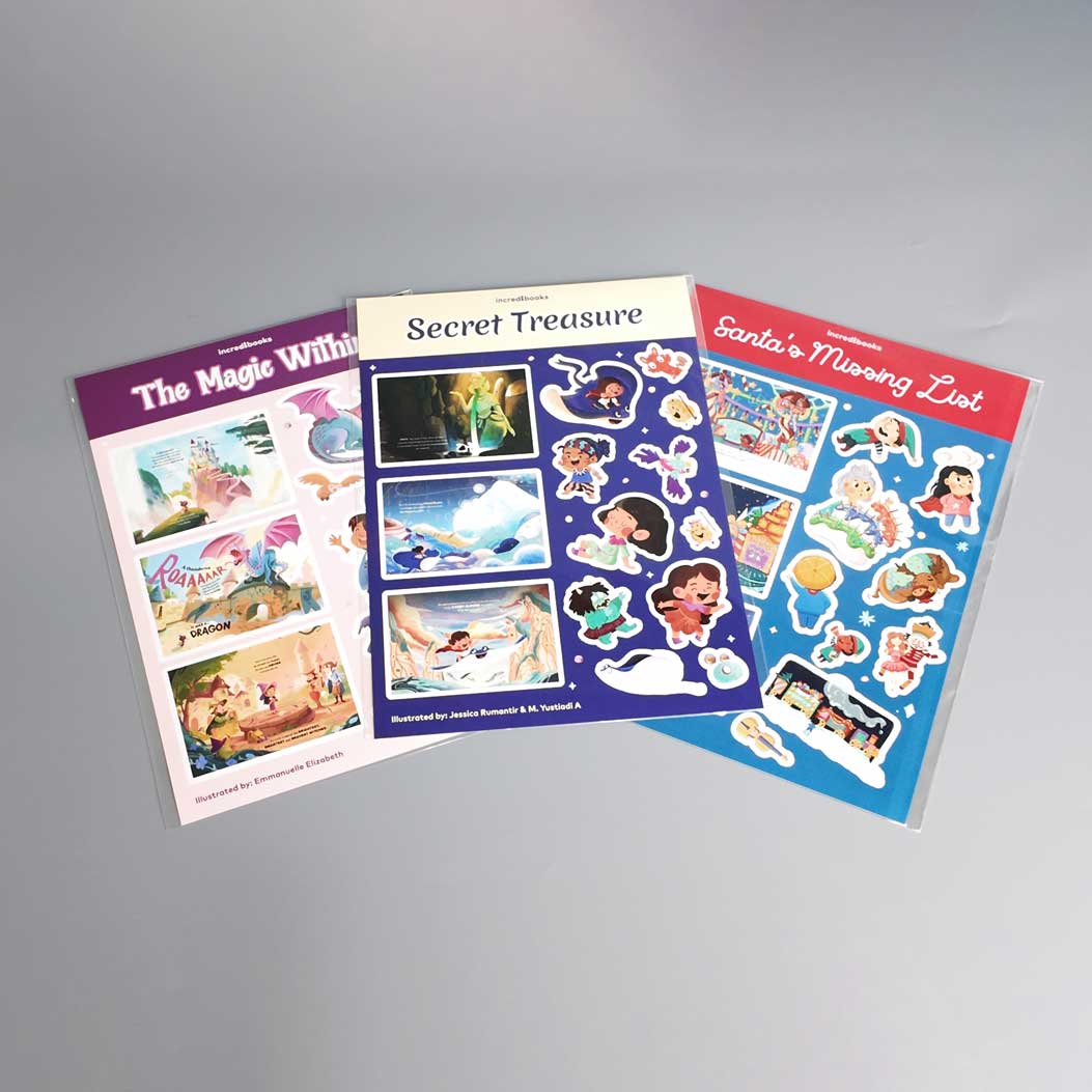 TOMOLAND x Incredibooks by Jessica Rumantir - Sticker A5