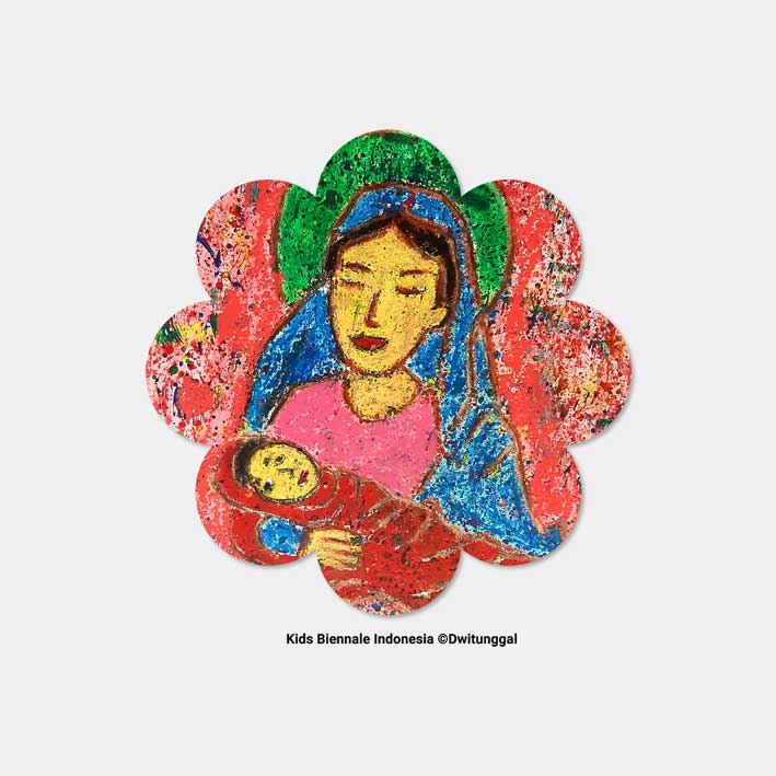Kids Biennale x Dwitunggal - Red Flower