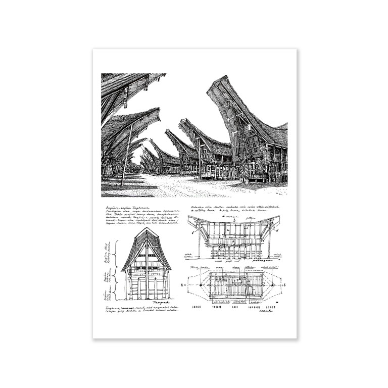 Poster A3 - Tongkonan
