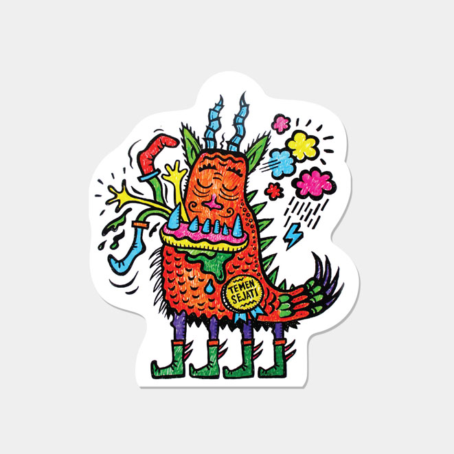 TOMOLAND x Piyo - Sticker Pren