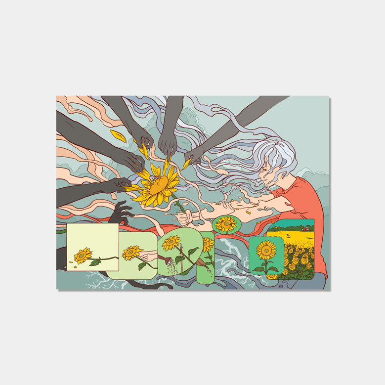 Poster A3 - Sunflower