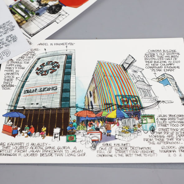 Postcard Pack 5 - Chinatown Glodok by Nugraha Pratama 4