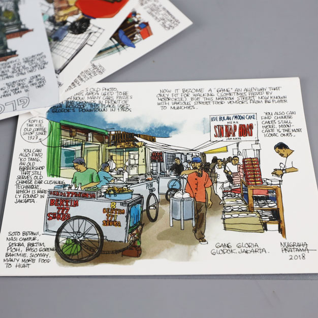 Postcard Pack 5 - Chinatown Glodok by Nugraha Pratama 3