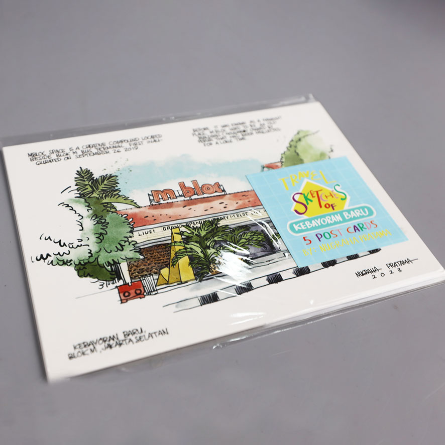 Postcard Pack 5 - Kebayoran Baru by Nugraha Pratama 1