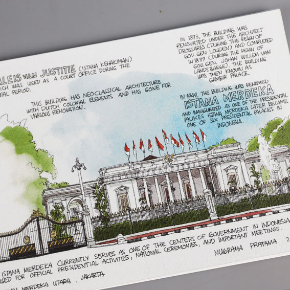 Postcard Pack 5 - Medan Merdeka - KoningsPlein by Nugraha Pratama 2