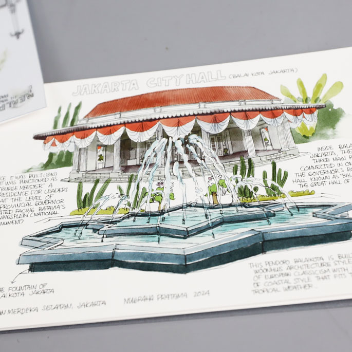 Postcard Pack 5 - Medan Merdeka - KoningsPlein by Nugraha Pratama 3