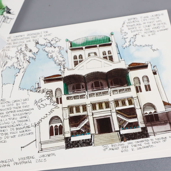 Postcard Pack 5 - Menteng by Nugraha Pratama 2