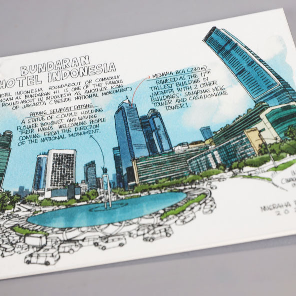 Postcard Pack 5 - Sudirman Thamrin by Nugraha Pratama 2