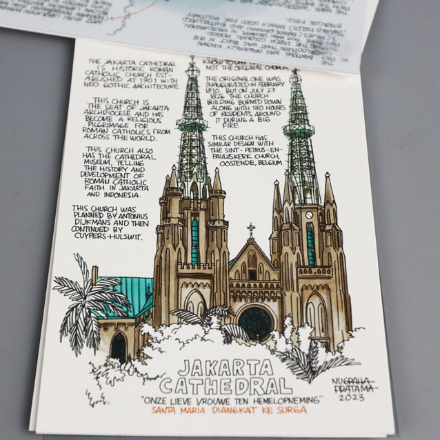 Postcard Pack 5 - Lapangan Banteng - Waterlooplein by Nugraha Pratama 3