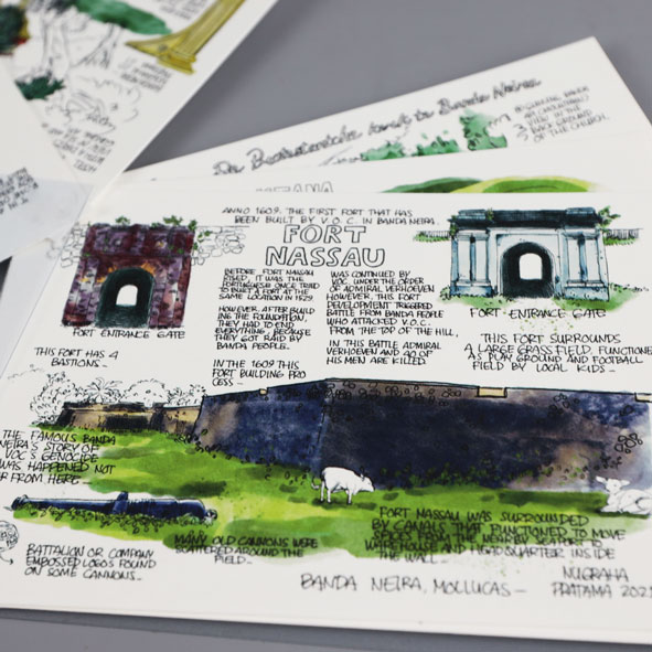 Postcard Pack 8 - Banda Neira by Nugraha Pratama 2