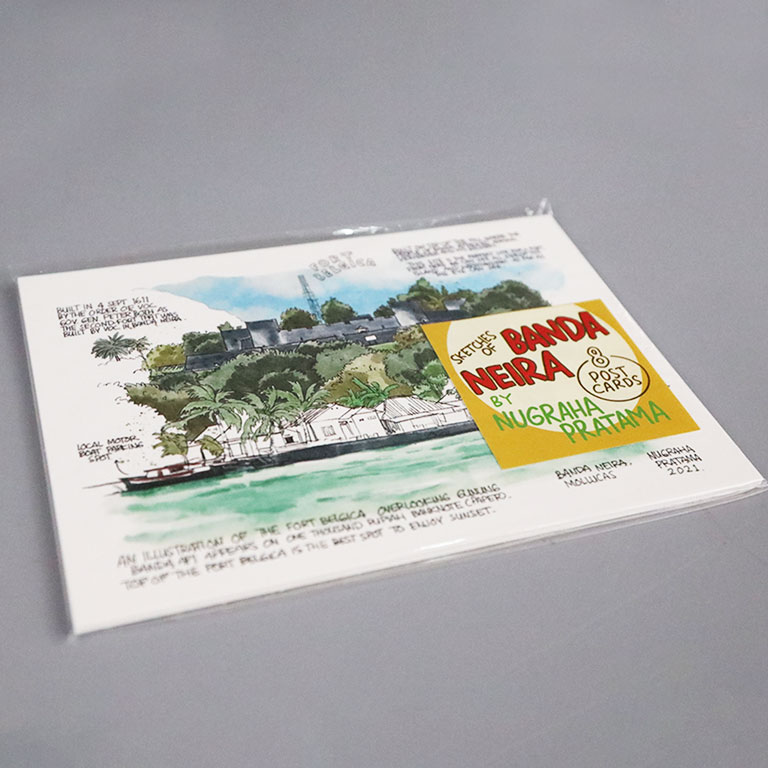 Postcard Pack 8 - Banda Neira by Nugraha Pratama 1