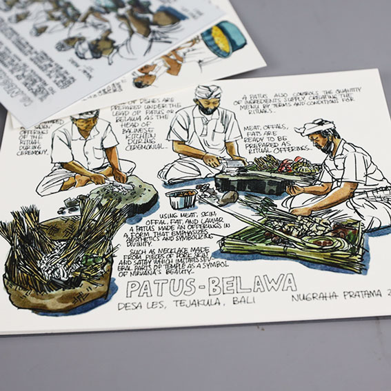 Postcard Pack 8 - Dapur Bali Mula by Nugraha Pratama 2