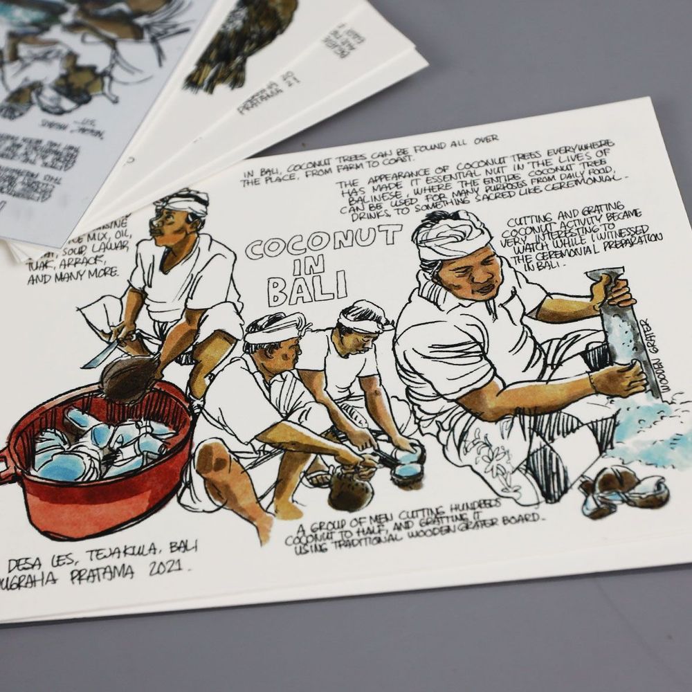 Postcard Pack 8 - Dapur Bali Mula by Nugraha Pratama 3