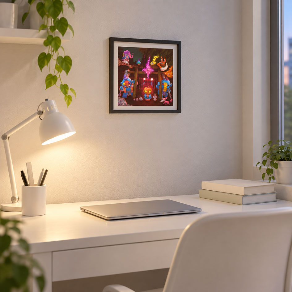 Art Print - 13x13cm Design 1 2