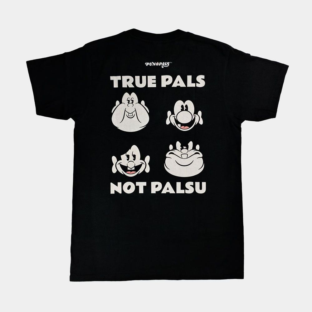 Kaos True Pals Hitam Dewasa 2