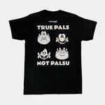 Kaos True Pals Hitam Dewasa 2