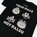 Kaos True Pals Hitam Dewasa 4