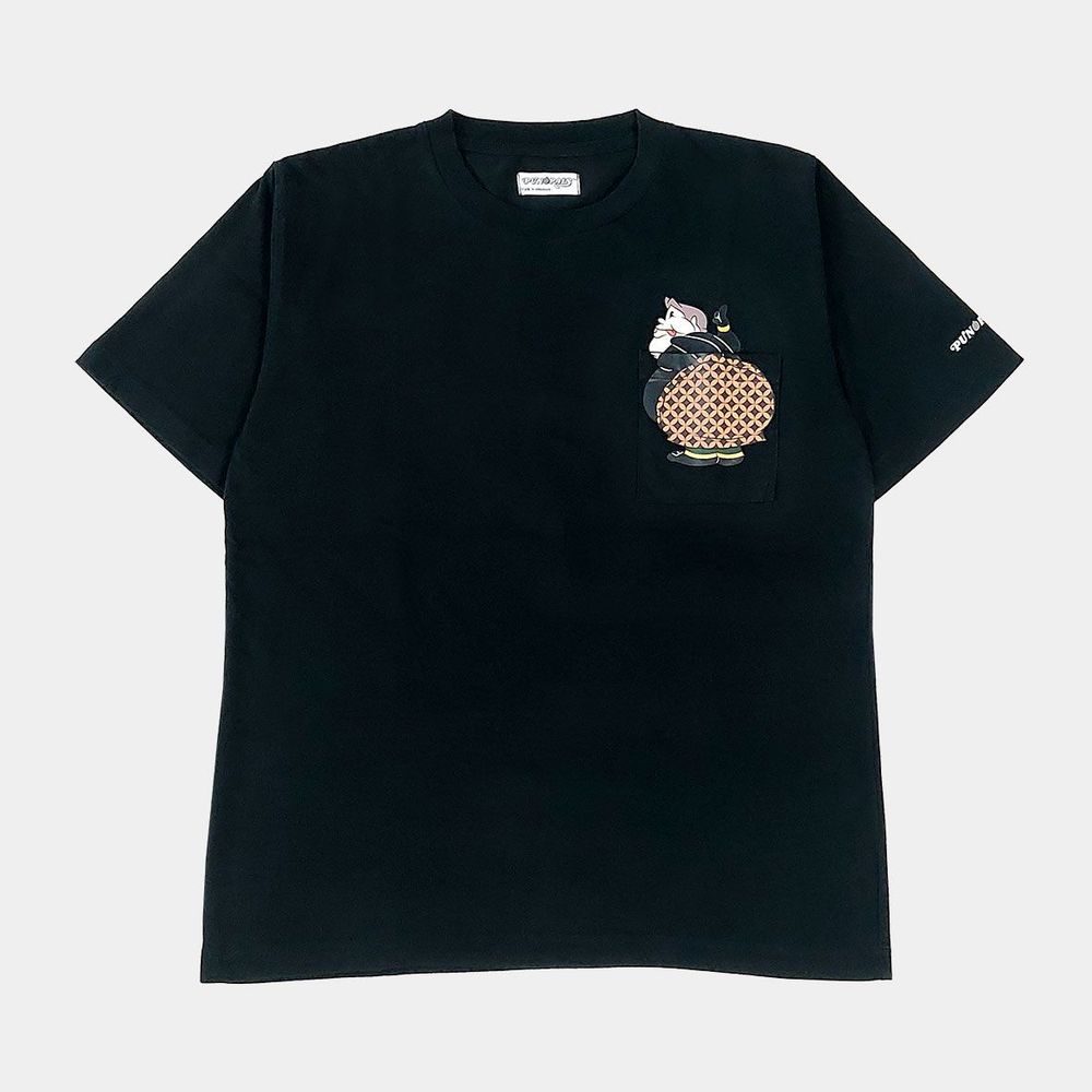 Kaos Adult Mar Pocket Hitam D2 1