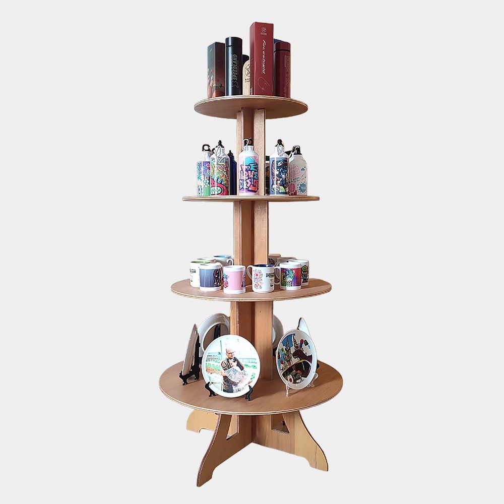 Example of using Point of Purchase (POP) Rak Display Rounded by Online Print