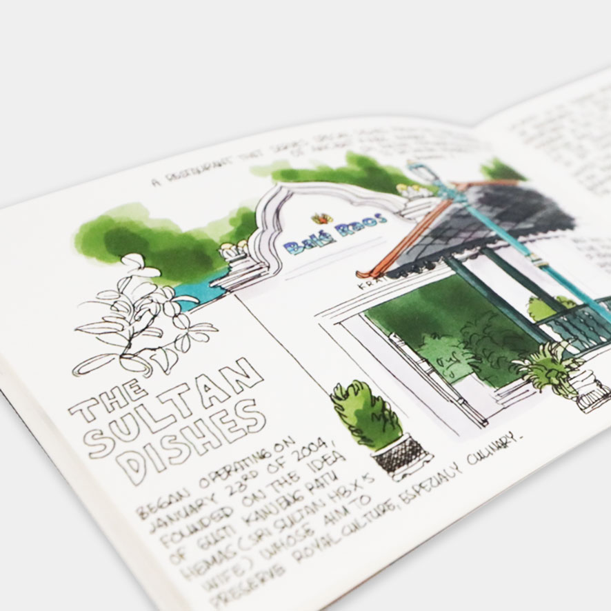 Book - Travel Sketches of Yogyakarta by Nugraha Pratama 3