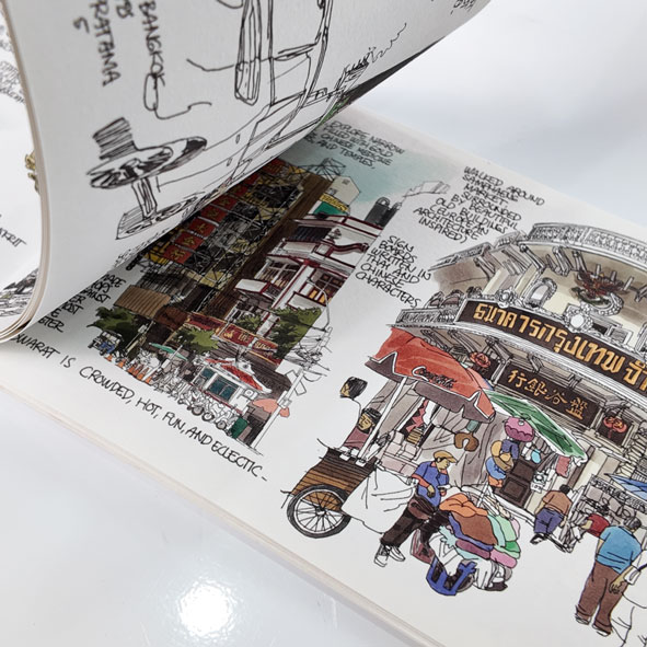 Book - I Had So Many Stories in BANGKOK and I Sketched Them by Nugraha Pratama 4