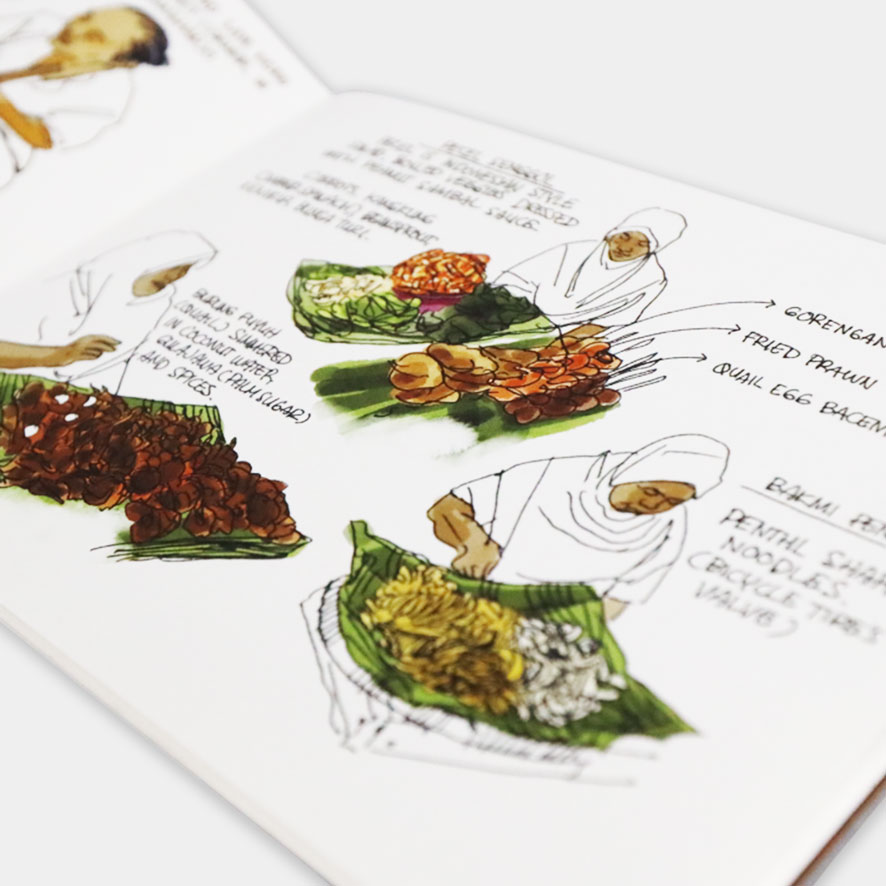 Book - Travel Sketches of Yogyakarta by Nugraha Pratama 4