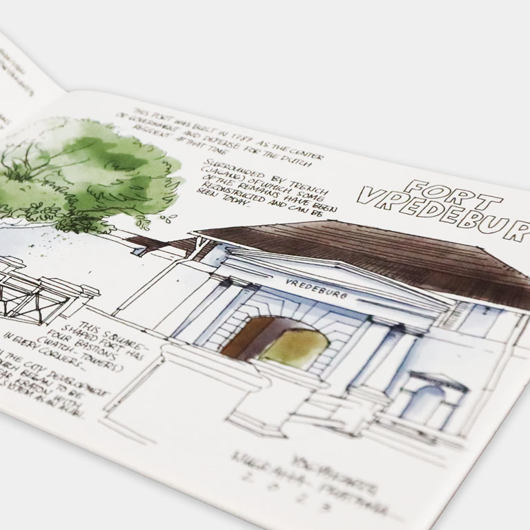 Book - Travel Sketches of Yogyakarta by Nugraha Pratama 2