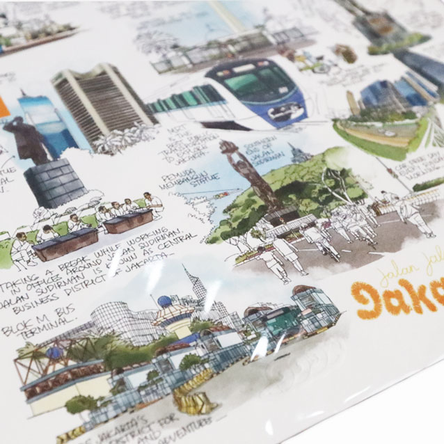 EXCLUSIVE LAUNCH - Art Print - Jalan - Jalan Jakarta by Nugraha Pratama 3