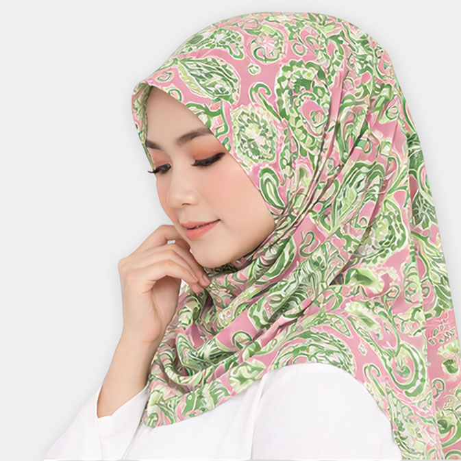 Hijab Segi Empat (Custom Print) 5