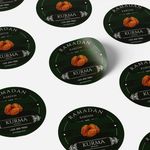 Label Sticker Bulat/Kotak 1