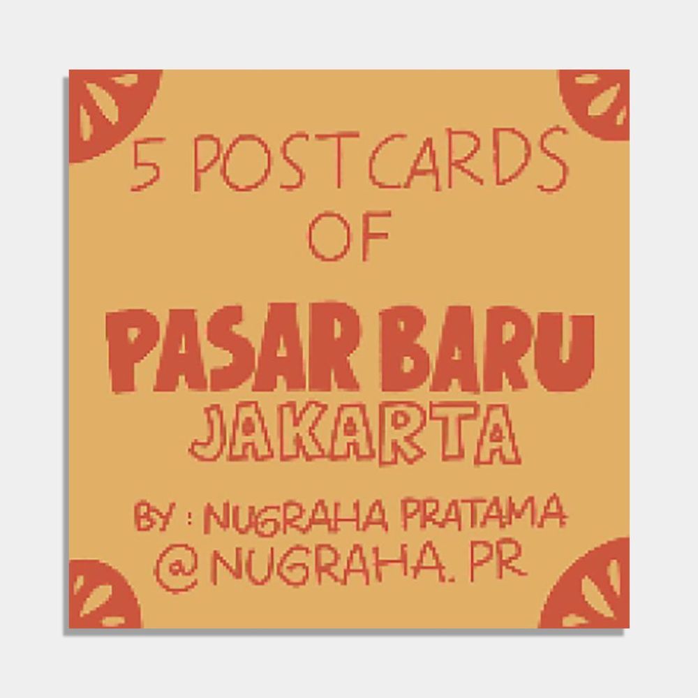 Postcard Pack - Pasar Baru by Nugraha Pratama 1