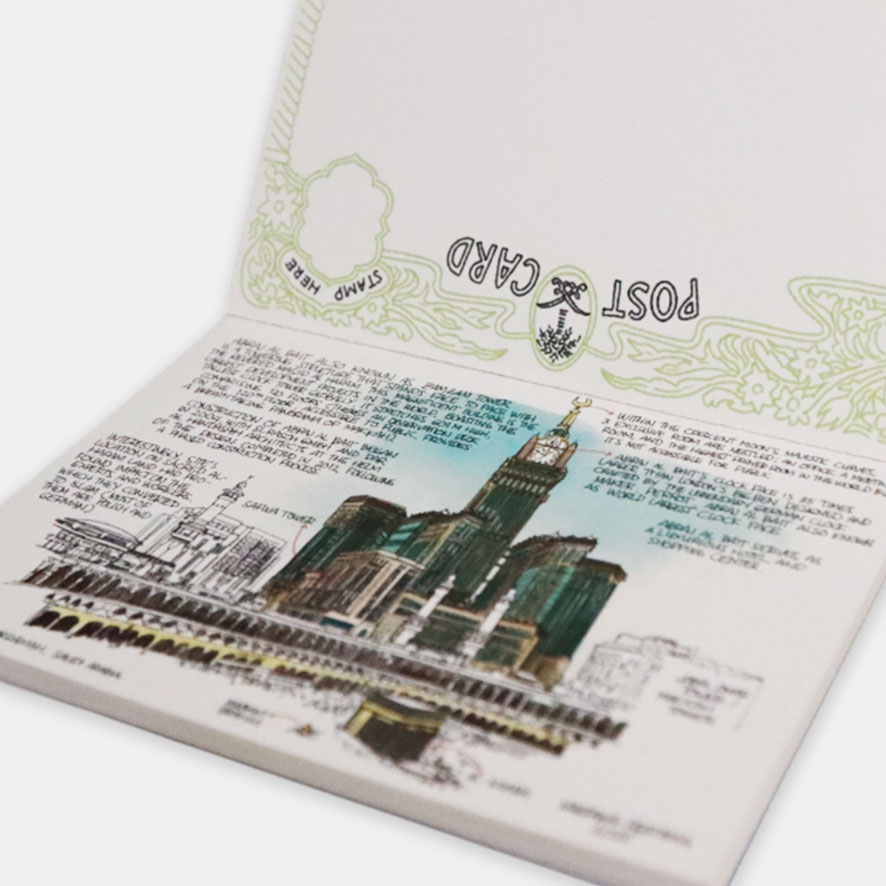 Postcard Book - Sacred Steps Journey to The Heart of Arabia by Nugraha Pratama 3