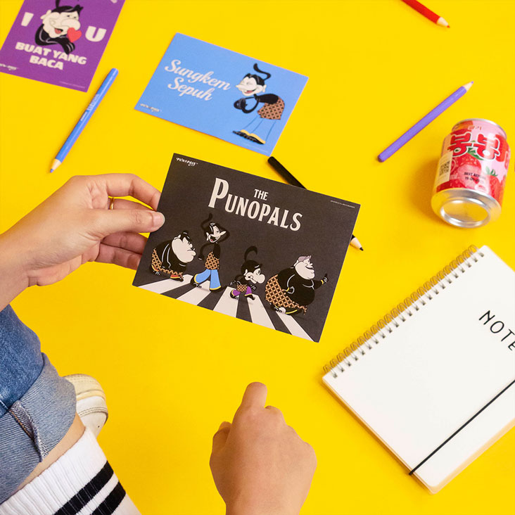 Postcard The Punopals 3