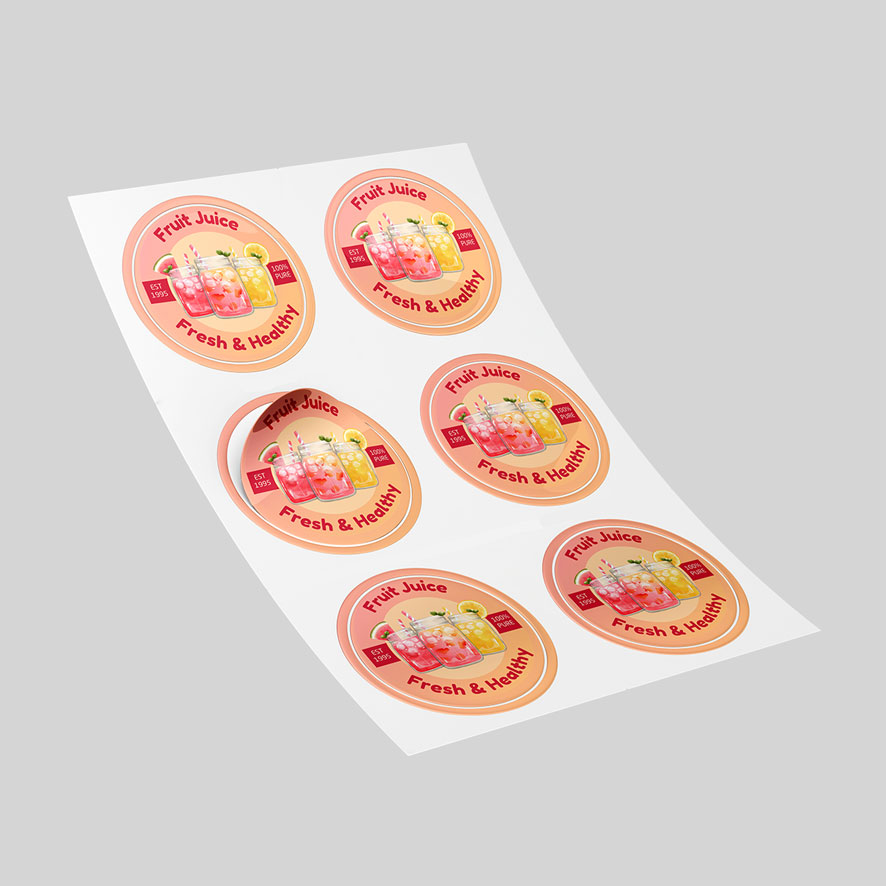 Label Sticker Bulat/Kotak 2